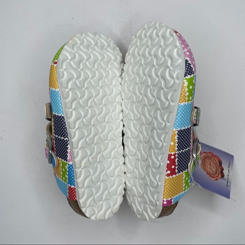 Birkenstock Dorian Patchwork Mules Clogs NIB - Picture 7 of 9